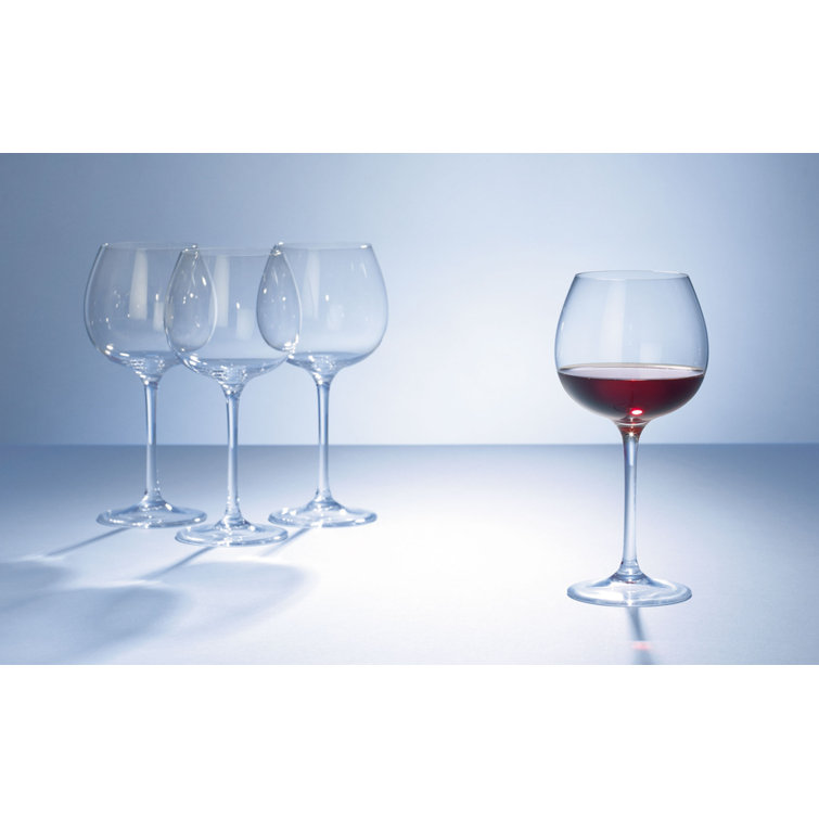 Purismo Clear Crystal Red Wine Goblet Set of 4