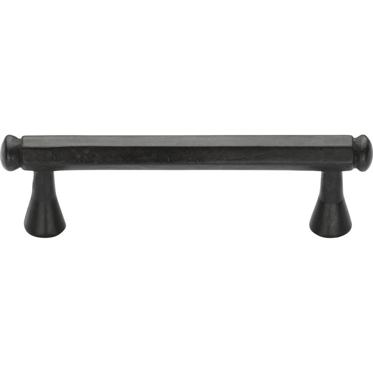 Dark Bronze Modern Distressed Metal Cabinet Pull Bar