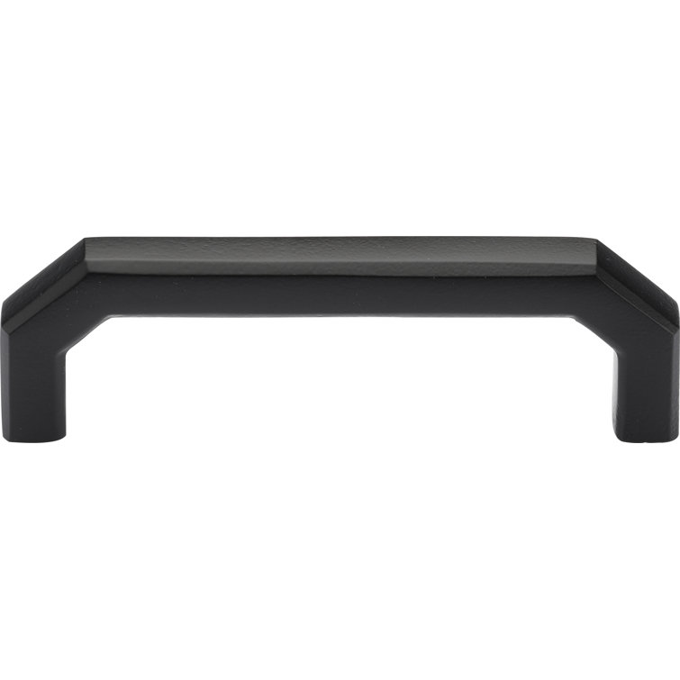 Modern Black 3 ¾" Bronze Cabinet Pull with Mounting Hardware
