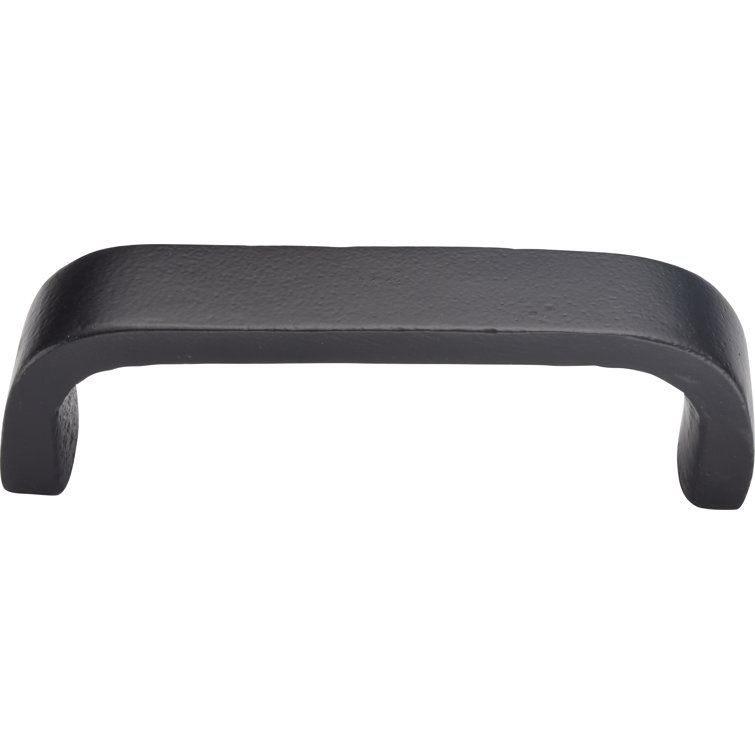 Ashley Norton Modern Black Distressed Metal Cabinet Pull