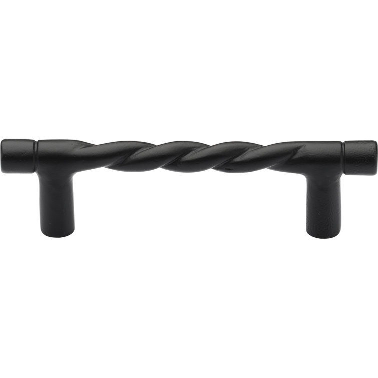 Ashley Norton Black Distressed Metal Kitchen Cabinet Pull