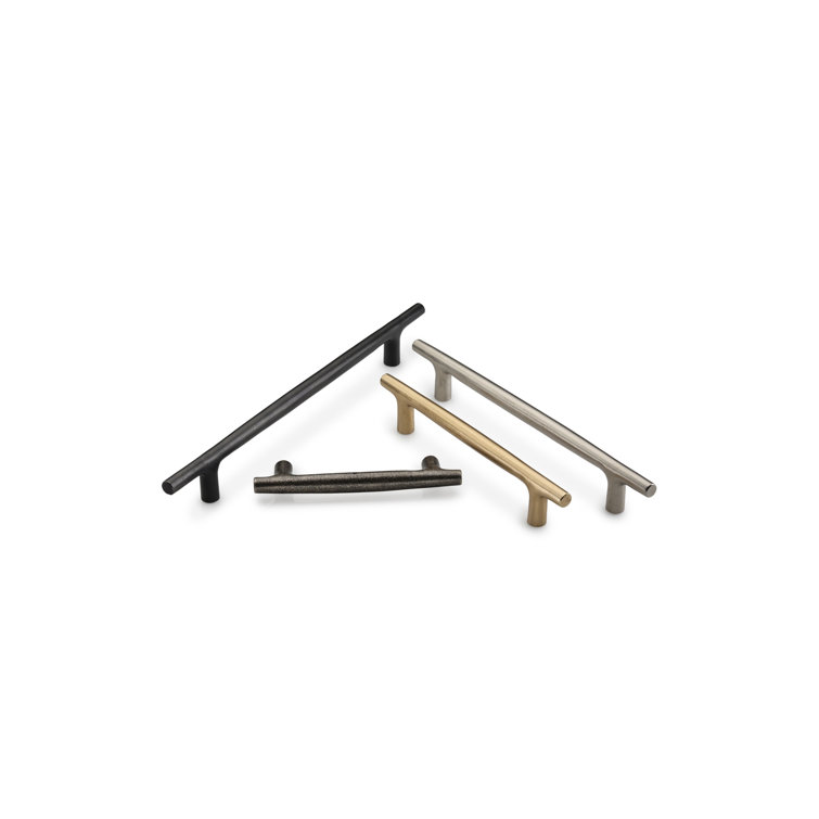 Ashley Norton Distressed Bronze Modern Bar Cabinet Pull