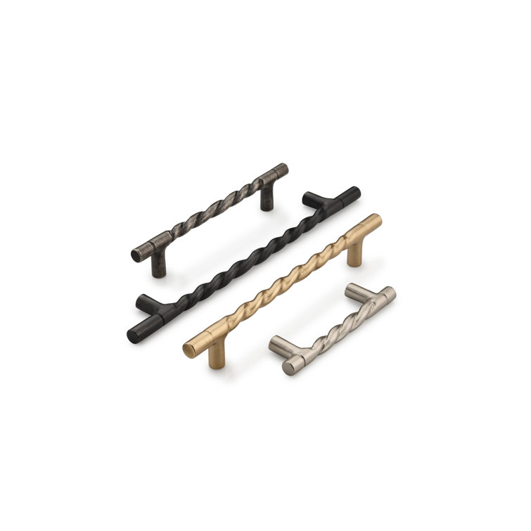 Ashley Norton White Bronze Modern Kitchen Cabinet Pull