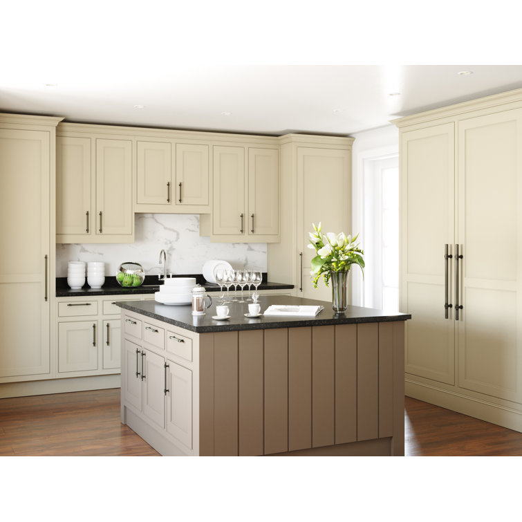 Modern Black Solid Bronze Bar Cabinet Pull with Mounting Hardware