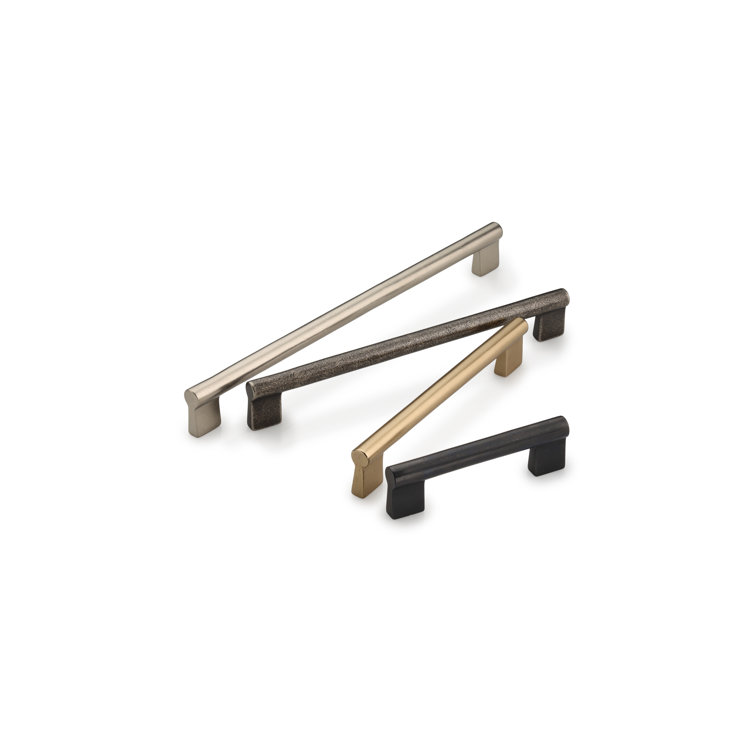 Ashley Norton Bronze Distressed Modern Cabinet Pull with Mounting Hardware