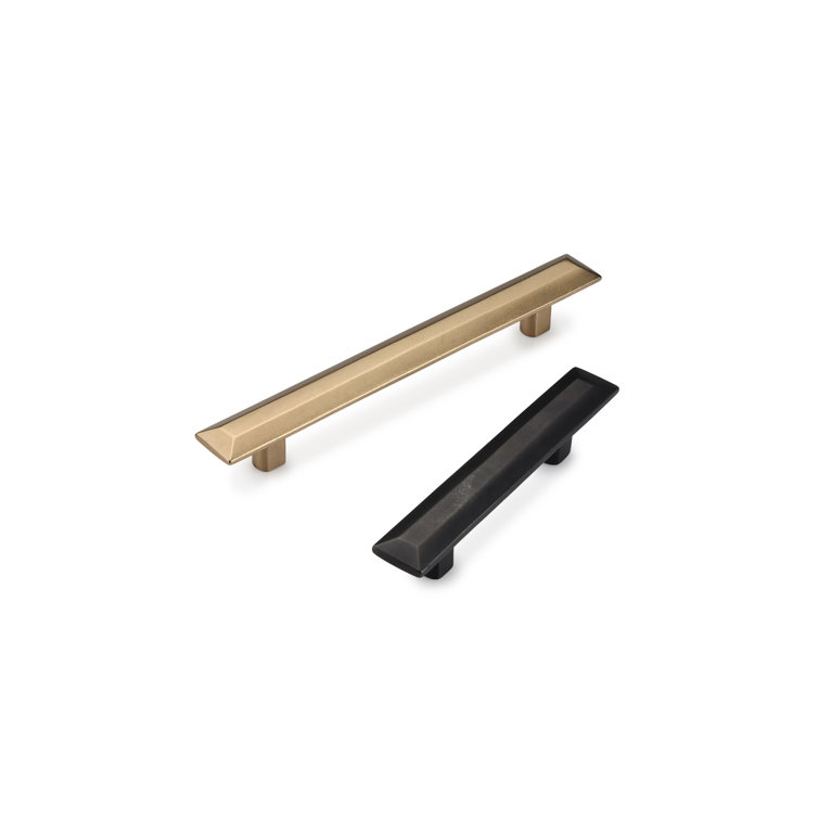 Modern Matte Bronze Bar Cabinet Pull with Mounting Hardware