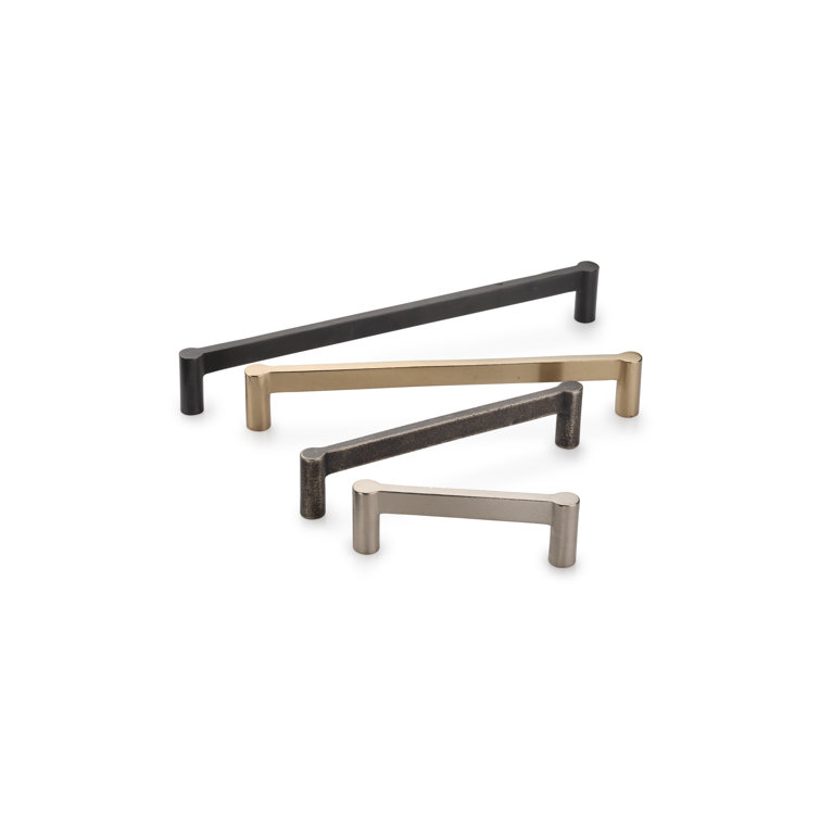 Ashley Norton Modern Bronze Cabinet Pull with Mounting Hardware