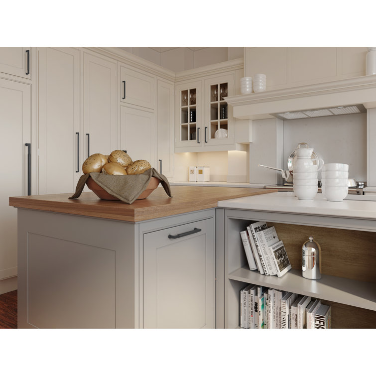 Bronze Distressed Metal Modern Cabinet Pull with Mounting Hardware