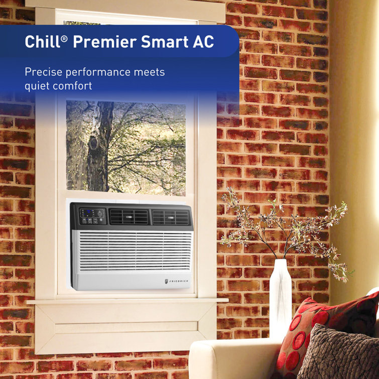 Friedrich 8000 BTU White and Black Wi-Fi Window Air Conditioner