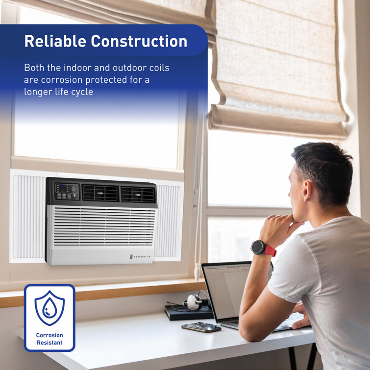 Friedrich 8000 BTU White and Black Wi-Fi Window Air Conditioner