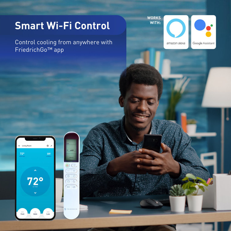 Friedrich 10,000 BTU White Wi-Fi Connected Window Air Conditioner