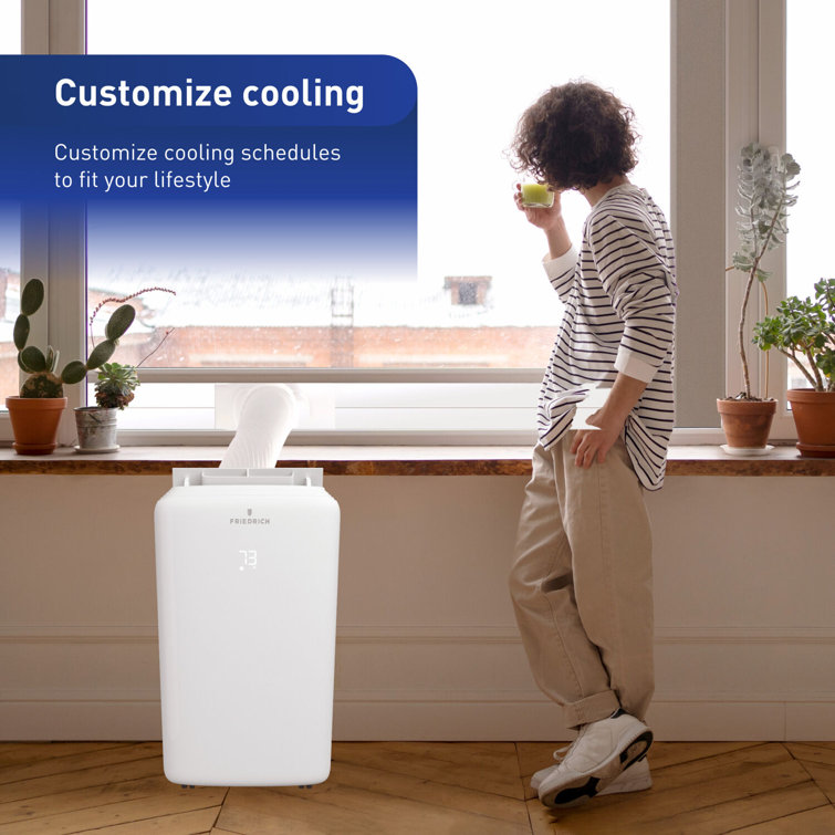 Friedrich 8500 BTU White Portable Air Conditioner with Wi-Fi