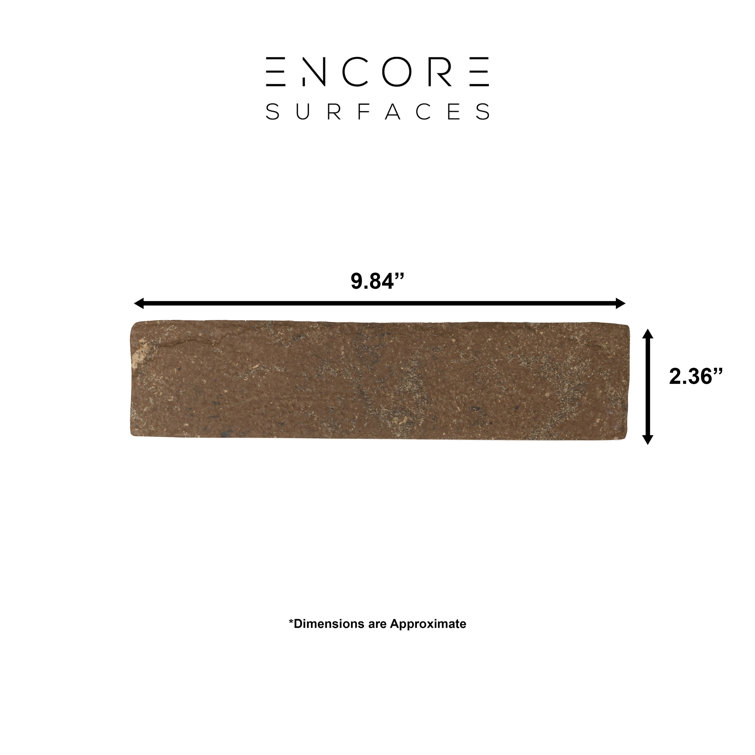 Tribeca Old Red Porcelain Brick Look Wall Tile