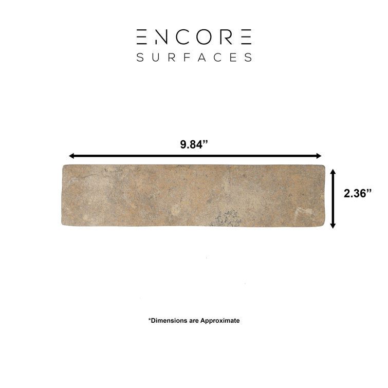 Tribeca Multicolor Porcelain Brick Look Wall Tile