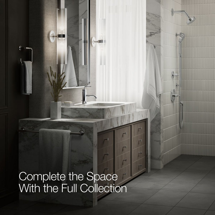 Polished Chrome Single-Handle Bathroom Sink Faucet