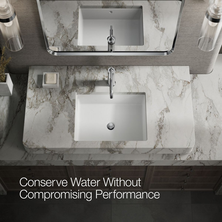 Polished Chrome Single-Handle Bathroom Sink Faucet