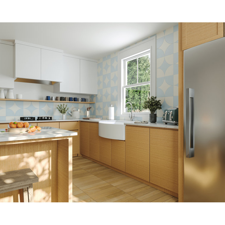 White Fireclay Single Basin Farmhouse Kitchen Sink