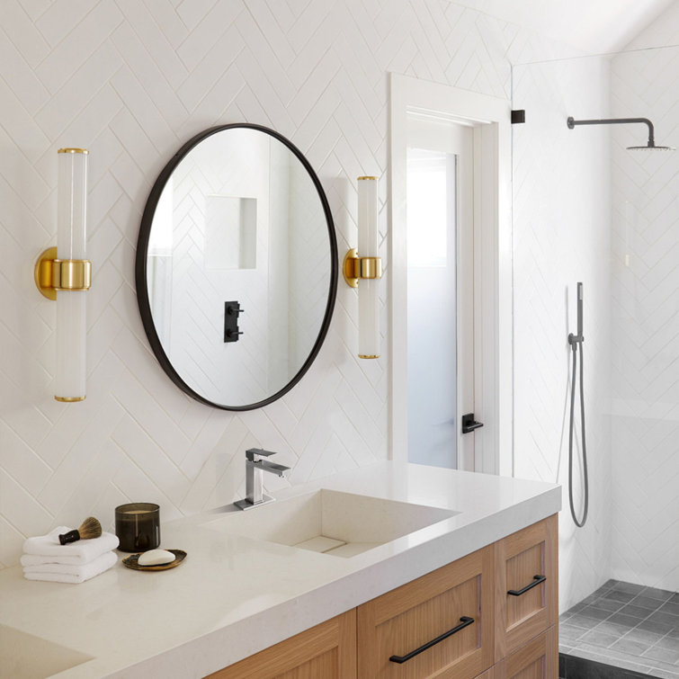 Brushed Nickel Single Handle Stainless Steel Bathroom Faucet