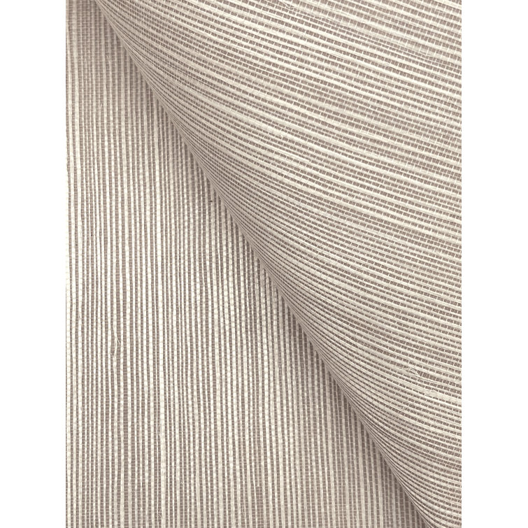Classic Grey Sisal Peel and Stick Grasscloth Wallpaper