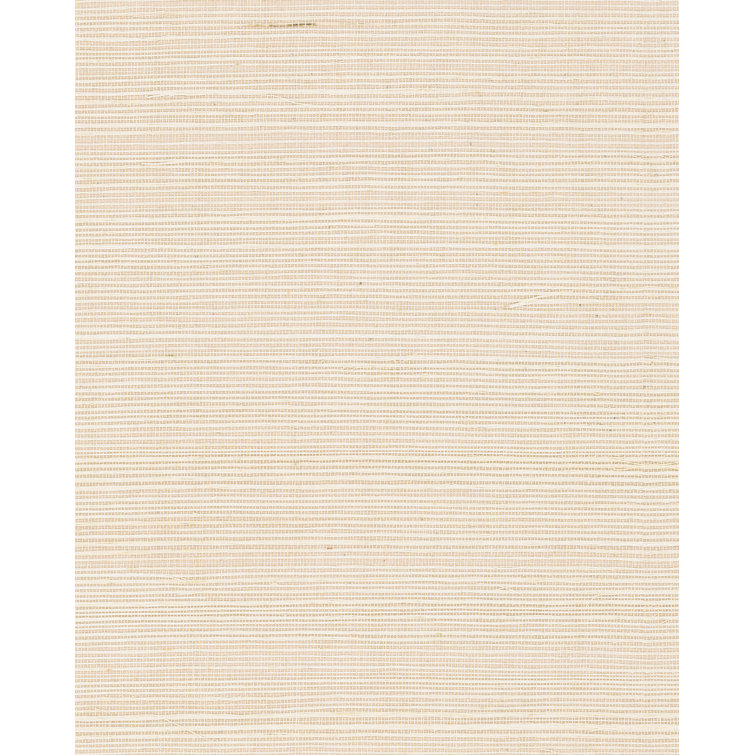 Plaster Sisal Peel and Stick Grasscloth Wallpaper Roll