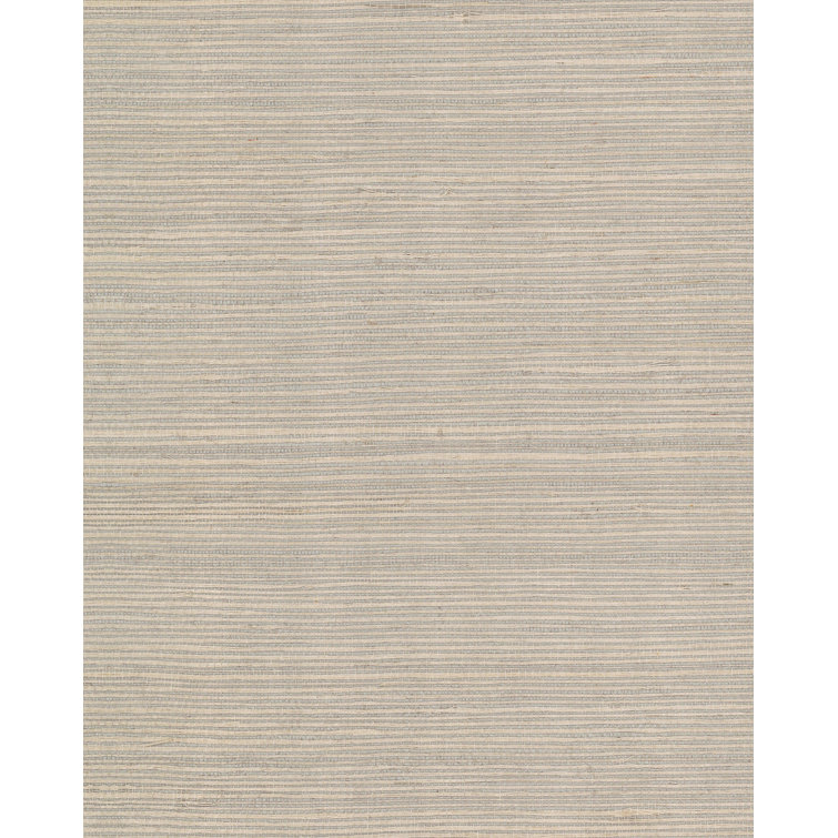 Warm Grey Self-Adhesive Grasscloth Wallpaper Roll