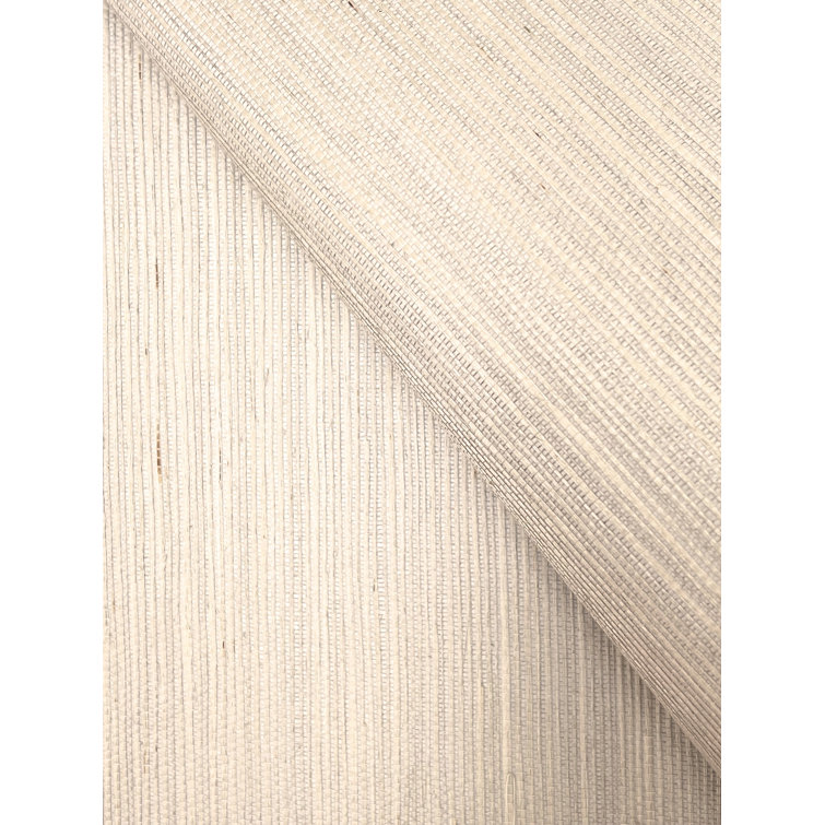 Plaster Sisal Peel and Stick Grasscloth Wallpaper Roll