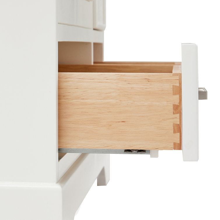 Stafford 42" White Freestanding Single Bathroom Vanity with Quartz Top