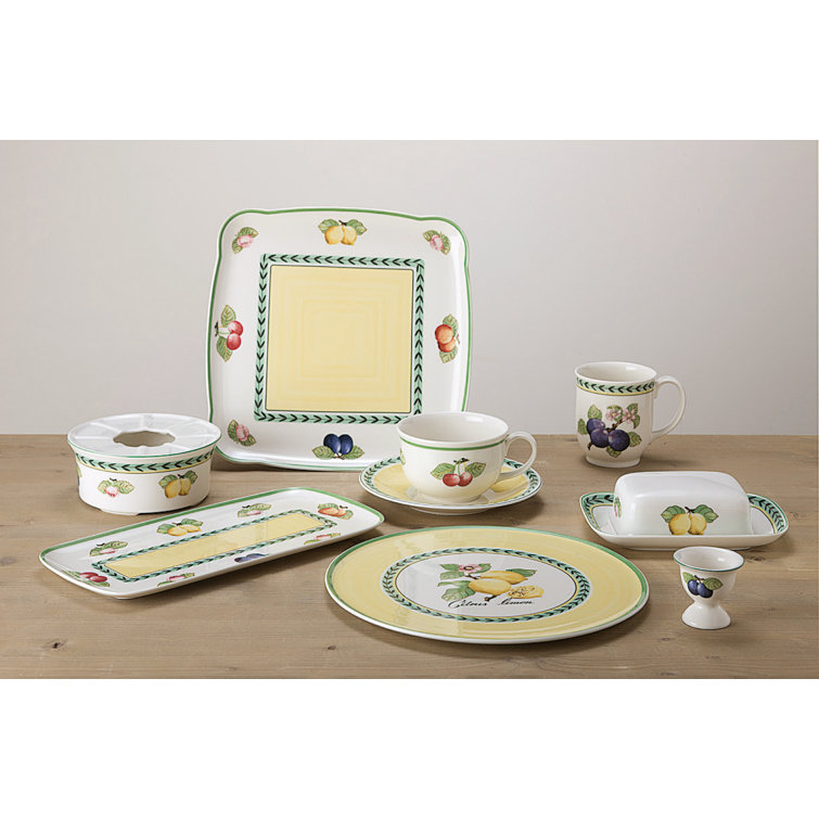 French Garden Fleurence Porcelain Floral Tea Saucer