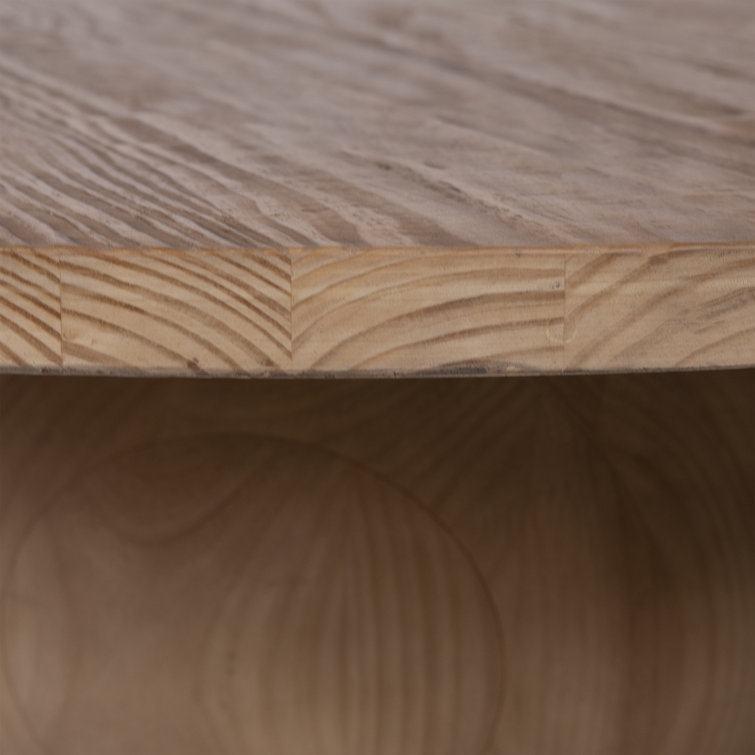 Belize 42" Round Natural Pine Coffee Table
