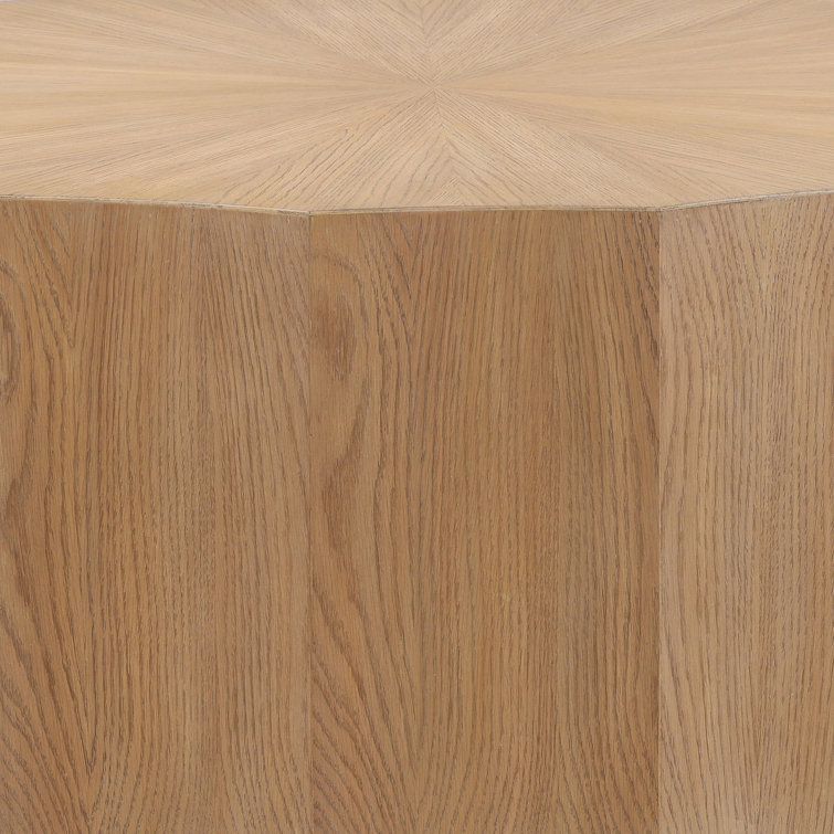 Tamsin Natural Rubberwood Round Coffee Table
