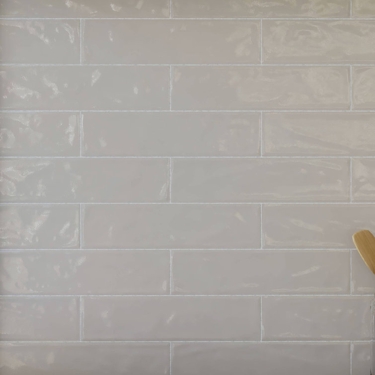 Greige Gloss 3x12 Ceramic Subway Wall Tile