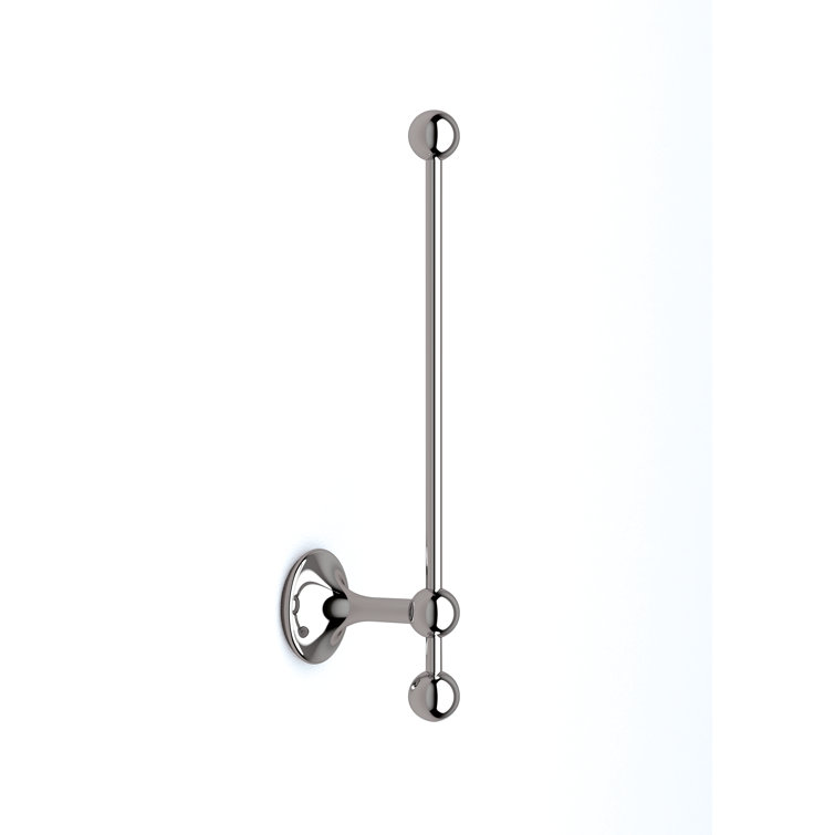 Polished Chrome Brass Wall Mounted Toilet Paper Holder with Reserve