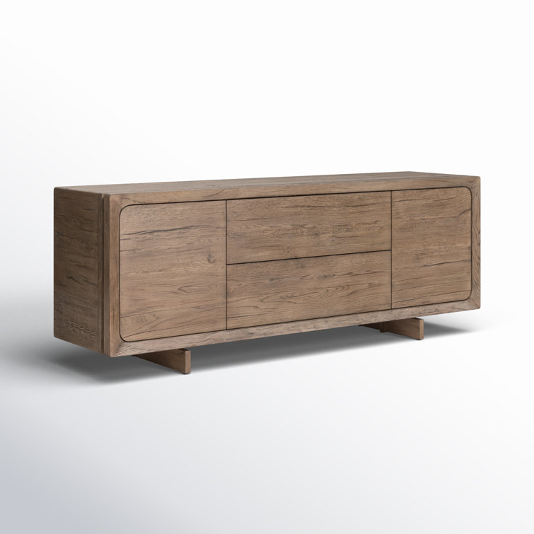 Henry 80'' Rustic Grey Reclaimed Oak Sideboard
