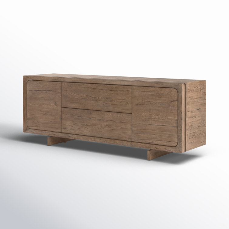 Henry 80'' Rustic Grey Reclaimed Oak Sideboard