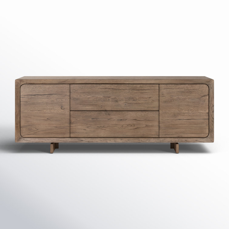 Henry 80'' Rustic Grey Reclaimed Oak Sideboard