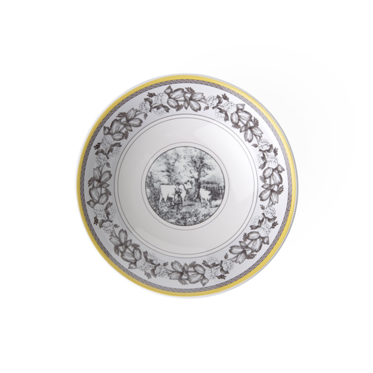 Audun Ferme Floral Porcelain Soup and Cereal Bowl
