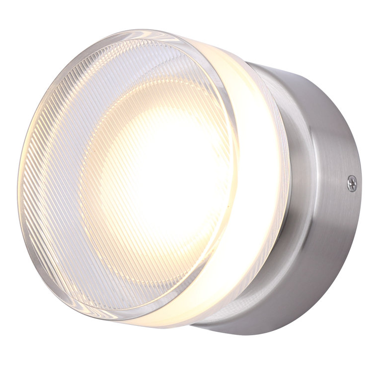 Benni Nickel LED Wall Sconce with Acrylic Shade