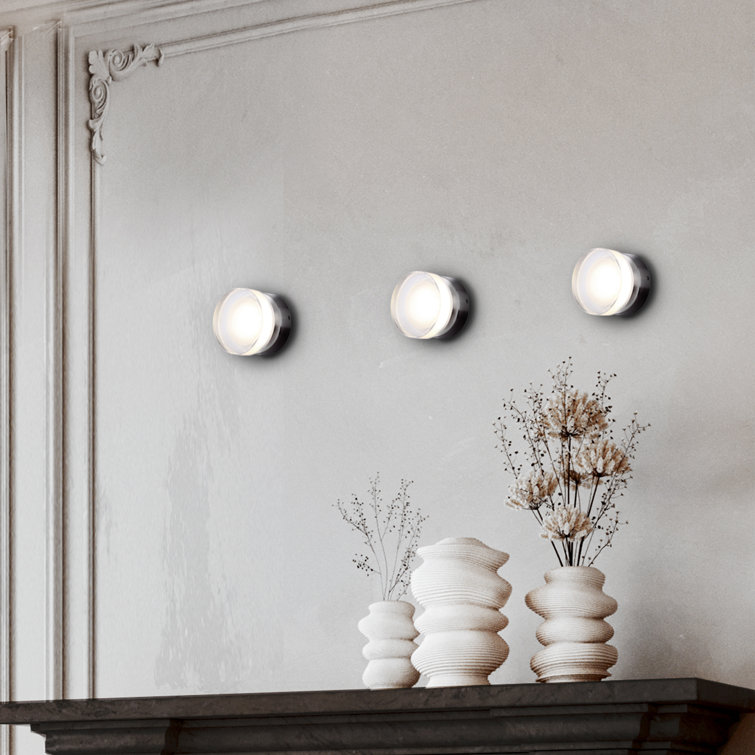 Benni Nickel LED Wall Sconce with Acrylic Shade