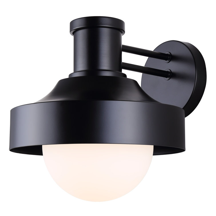 Baylor Black 11'' Direct Wired Outdoor Lantern