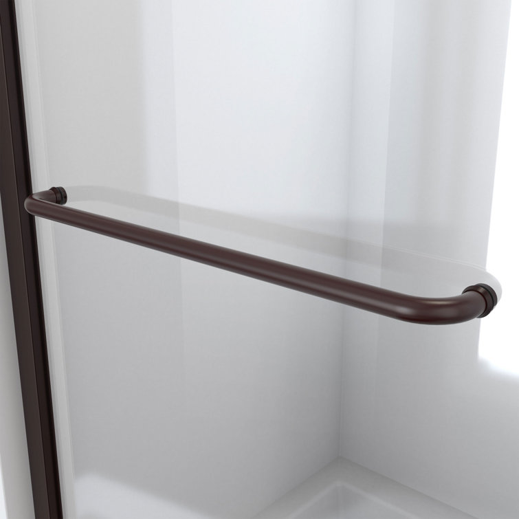 Levantine 56-60" Oil Rubbed Bronze Semi-Frameless Sliding Shower Door