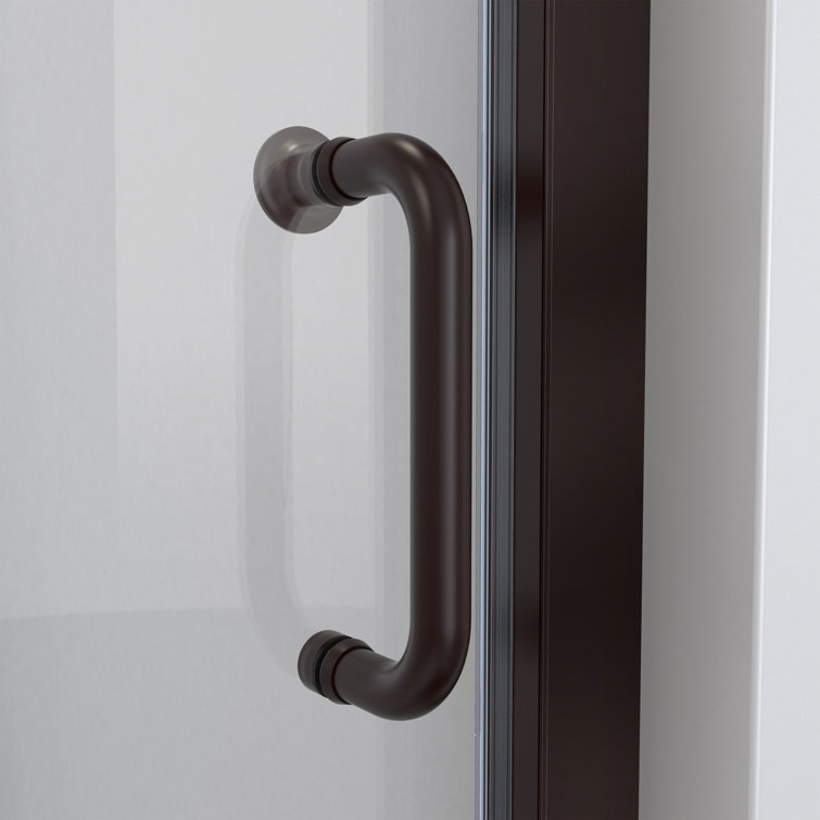 Levantine 56-60" Oil Rubbed Bronze Semi-Frameless Sliding Shower Door