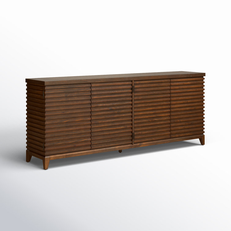 Myra 82'' Brown Acacia Wood Sideboard