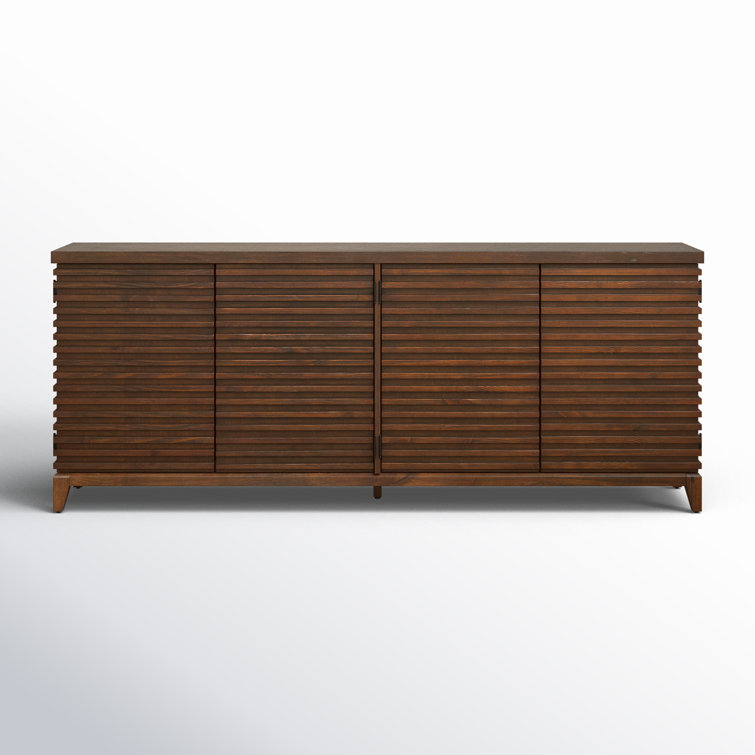 Myra 82'' Brown Acacia Wood Sideboard