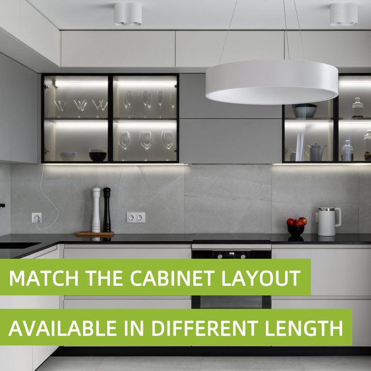 36-Inch Matte White LED Under Cabinet Light