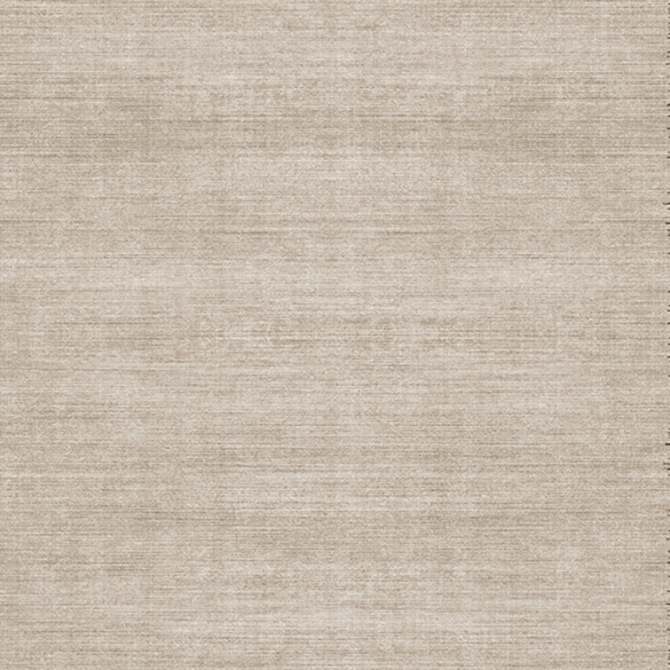 Tan and Brown Synthetic Washable Indoor Area Rug, 5' x 7'