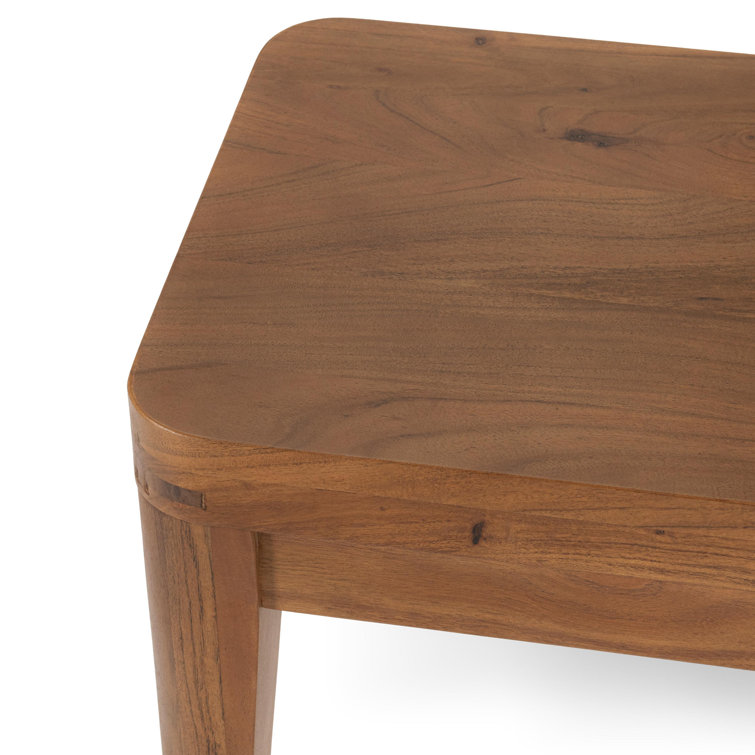 Arno 64" Natural Acacia Wood Indoor Bench