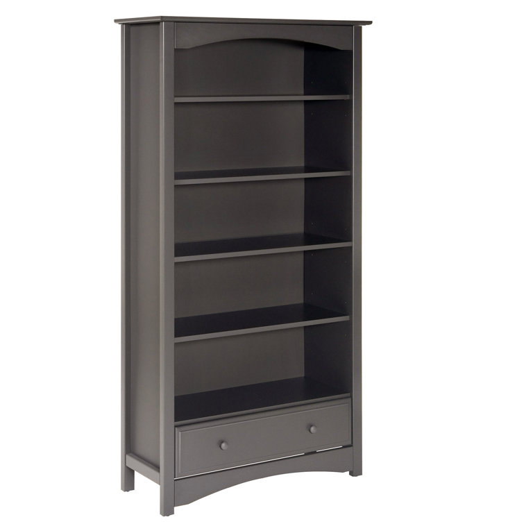 Slate Adjustable Kids Bookcase with Drawer and Shelves