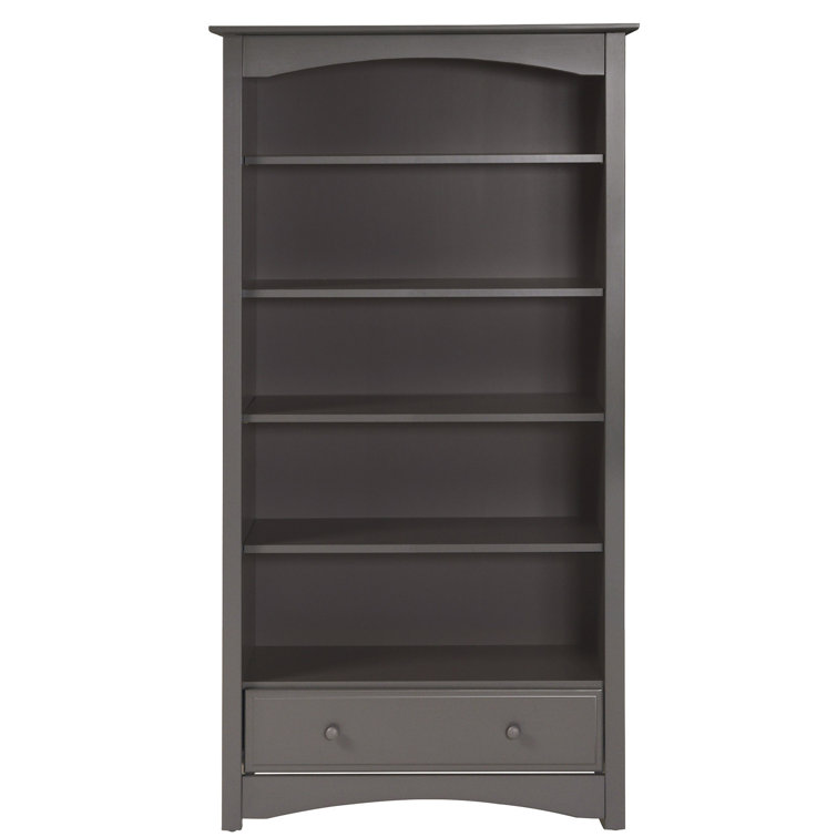 Slate Adjustable Kids Bookcase with Drawer and Shelves