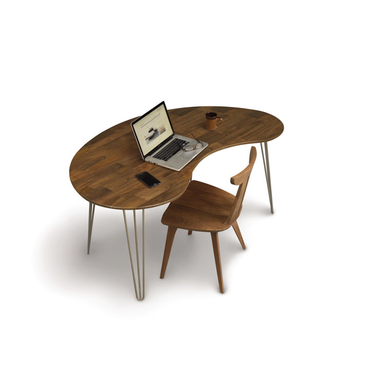 Estelle Walnut Finish Solid Wood Upholstered Side Chair