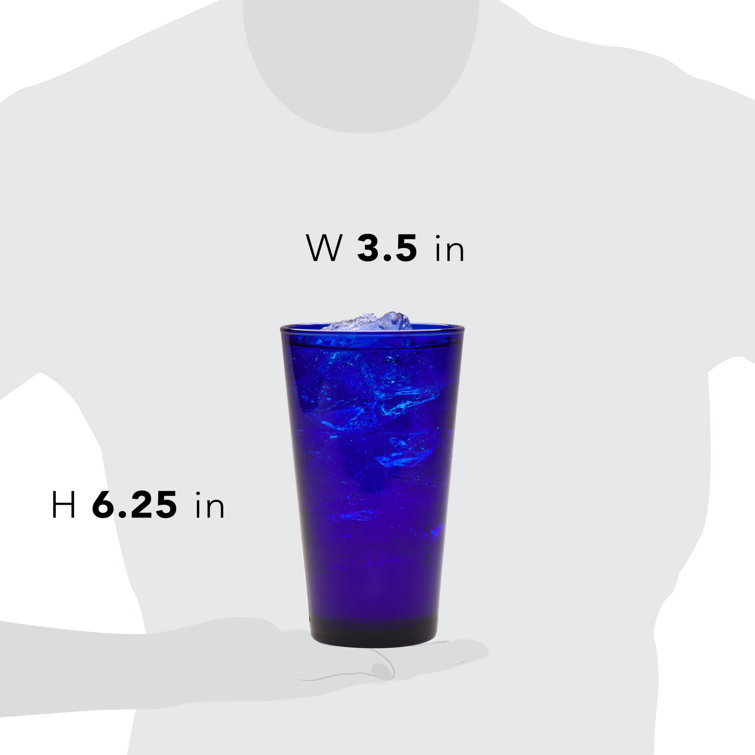 Libbey Cobalt Blue 17.25 oz Glass Tumbler Set